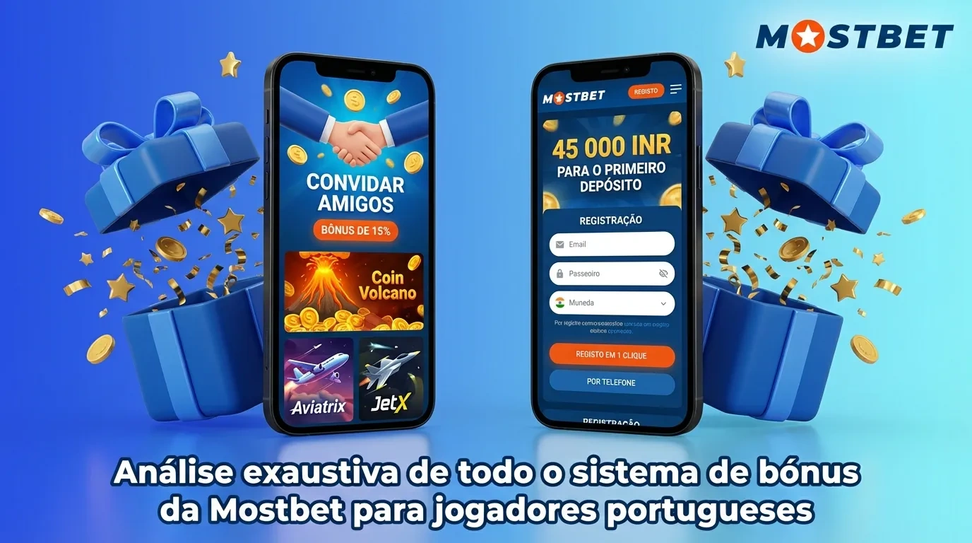 An&aacute;lise exaustiva de todo o sistema de b&oacute;nus da Mostbet para jogadores portugueses